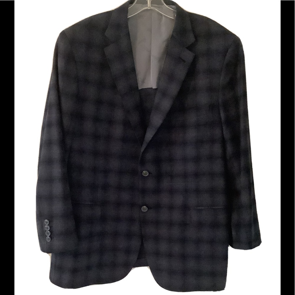 Brioni Men Plaid Sport Coat Blazer Jacket BRUNICO Sz 44 R